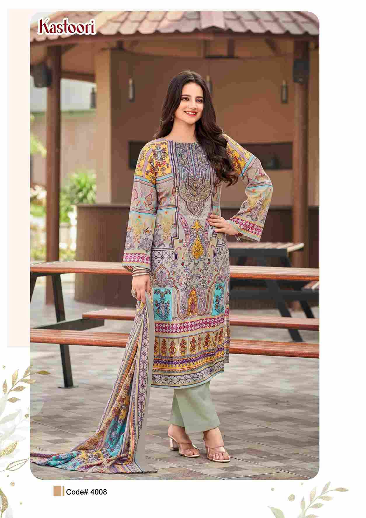 Kastoori Vol-4 By Vandana Creation 4001 To 4008 Series Beautiful Festive Suits Stylish Fancy Colorful Casual Wear & Ethnic Wear Cotton Print Dresses At Wholesale Price