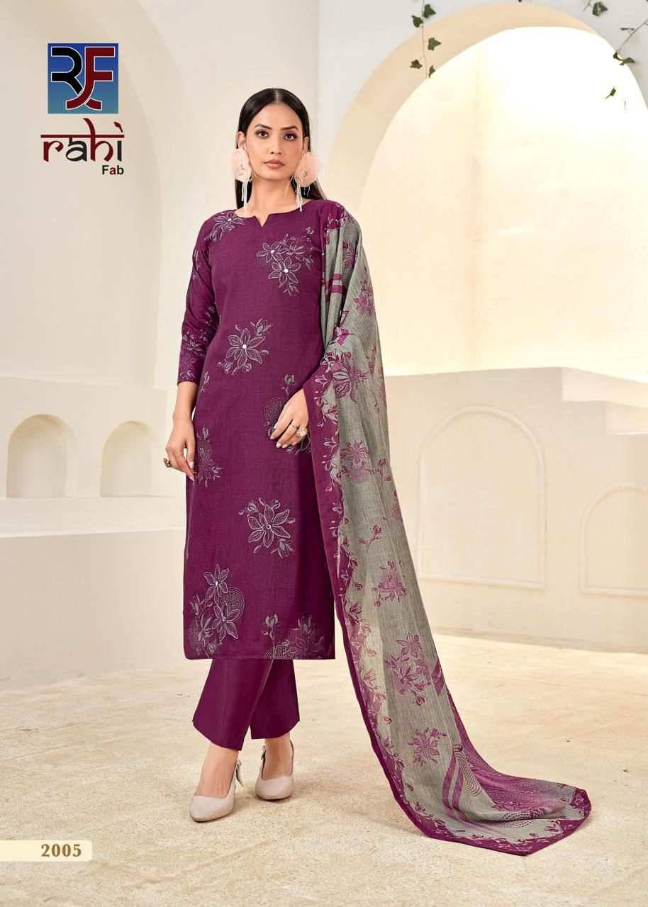 Rising Silver Vol-2 By Rahi Fab 2001 To 2008 Series Beautiful Pakistani Suits Stylish Fancy Colorful Party Wear & Occasional Wear Pure Cotton Dresses At Wholesale Price