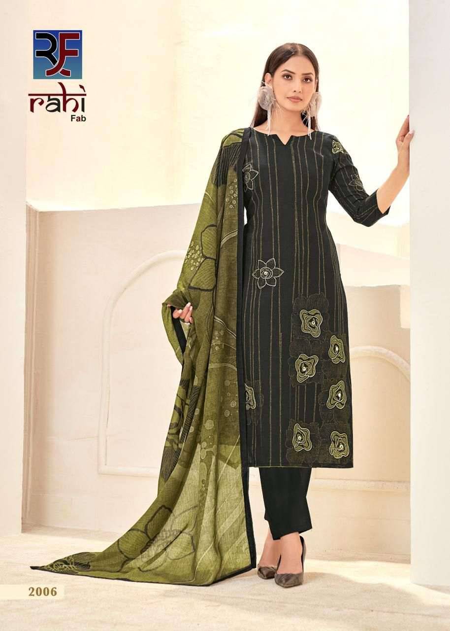 Rising Silver Vol-2 By Rahi Fab 2001 To 2008 Series Beautiful Pakistani Suits Stylish Fancy Colorful Party Wear & Occasional Wear Pure Cotton Dresses At Wholesale Price