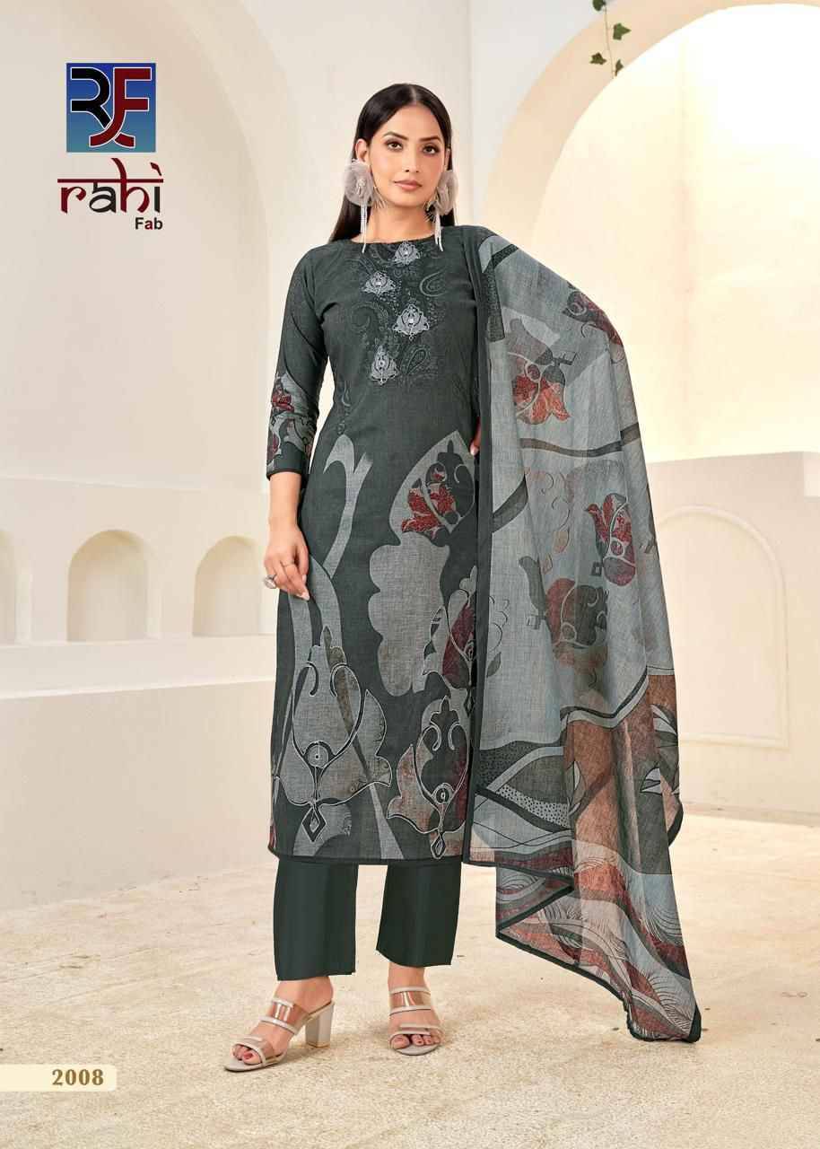 Rising Silver Vol-2 By Rahi Fab 2001 To 2008 Series Beautiful Pakistani Suits Stylish Fancy Colorful Party Wear & Occasional Wear Pure Cotton Dresses At Wholesale Price