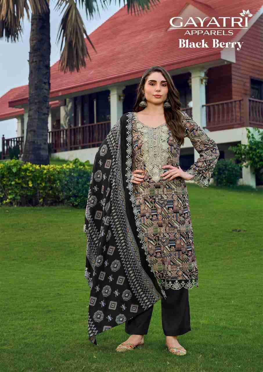 Black Berry Vol-1 By Gayatri 1001 To 1008 Series Designer Stylish Fancy Colorful Beautiful Party Wear & Ethnic Wear Collection Viscose Rayon Dresses At Wholesale Price