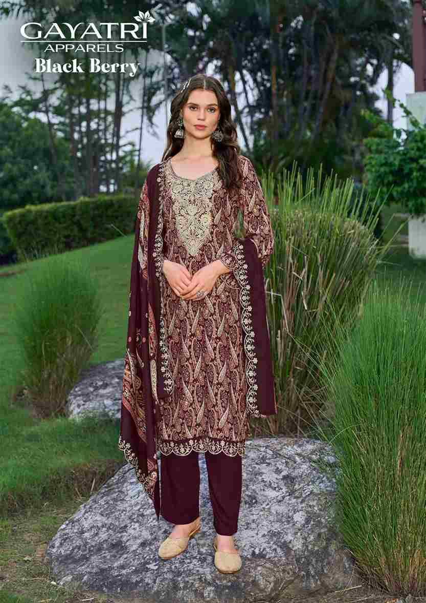 Black Berry Vol-1 By Gayatri 1001 To 1008 Series Designer Stylish Fancy Colorful Beautiful Party Wear & Ethnic Wear Collection Viscose Rayon Dresses At Wholesale Price