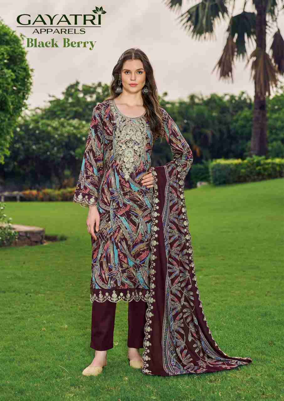 Black Berry Vol-1 By Gayatri 1001 To 1008 Series Designer Stylish Fancy Colorful Beautiful Party Wear & Ethnic Wear Collection Viscose Rayon Dresses At Wholesale Price