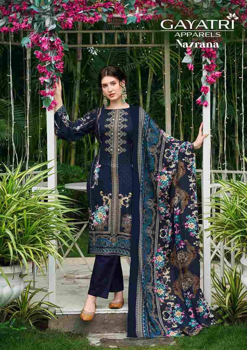 Nazrana Vol-1 By Gayatri 1001 To 1008 Series Designer Stylish Fancy Colorful Beautiful Party Wear & Ethnic Wear Collection Viscose Rayon Dresses At Wholesale Price