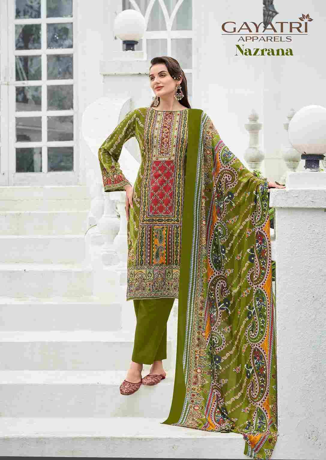 Nazrana Vol-1 By Gayatri 1001 To 1008 Series Designer Stylish Fancy Colorful Beautiful Party Wear & Ethnic Wear Collection Viscose Rayon Dresses At Wholesale Price