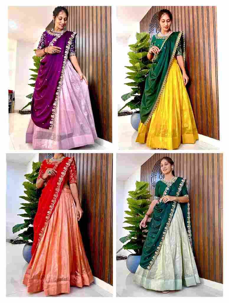 Pv-Lehenga Vol-11 By Fashid Wholesale 01 To 04 Series Designer Beautiful Collection Occasional Wear & Party Wear Pure Silk Lehenga At Wholesale Price