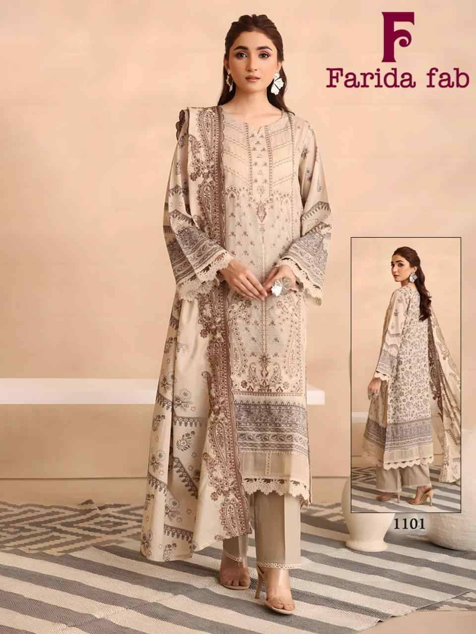 Crimsons Vol-11 By Farida Fab 1101 To 1106 Series Beautiful Festive Suits Colorful Stylish Fancy Casual Wear & Ethnic Wear Pure Cotton Print Dresses At Wholesale Price