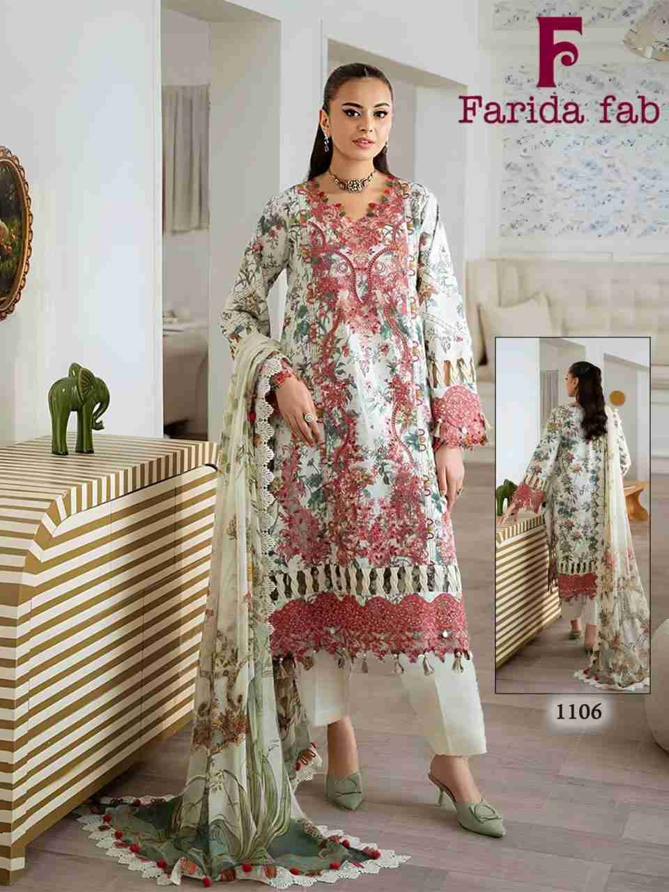 Crimsons Vol-11 By Farida Fab 1101 To 1106 Series Beautiful Festive Suits Colorful Stylish Fancy Casual Wear & Ethnic Wear Pure Cotton Print Dresses At Wholesale Price