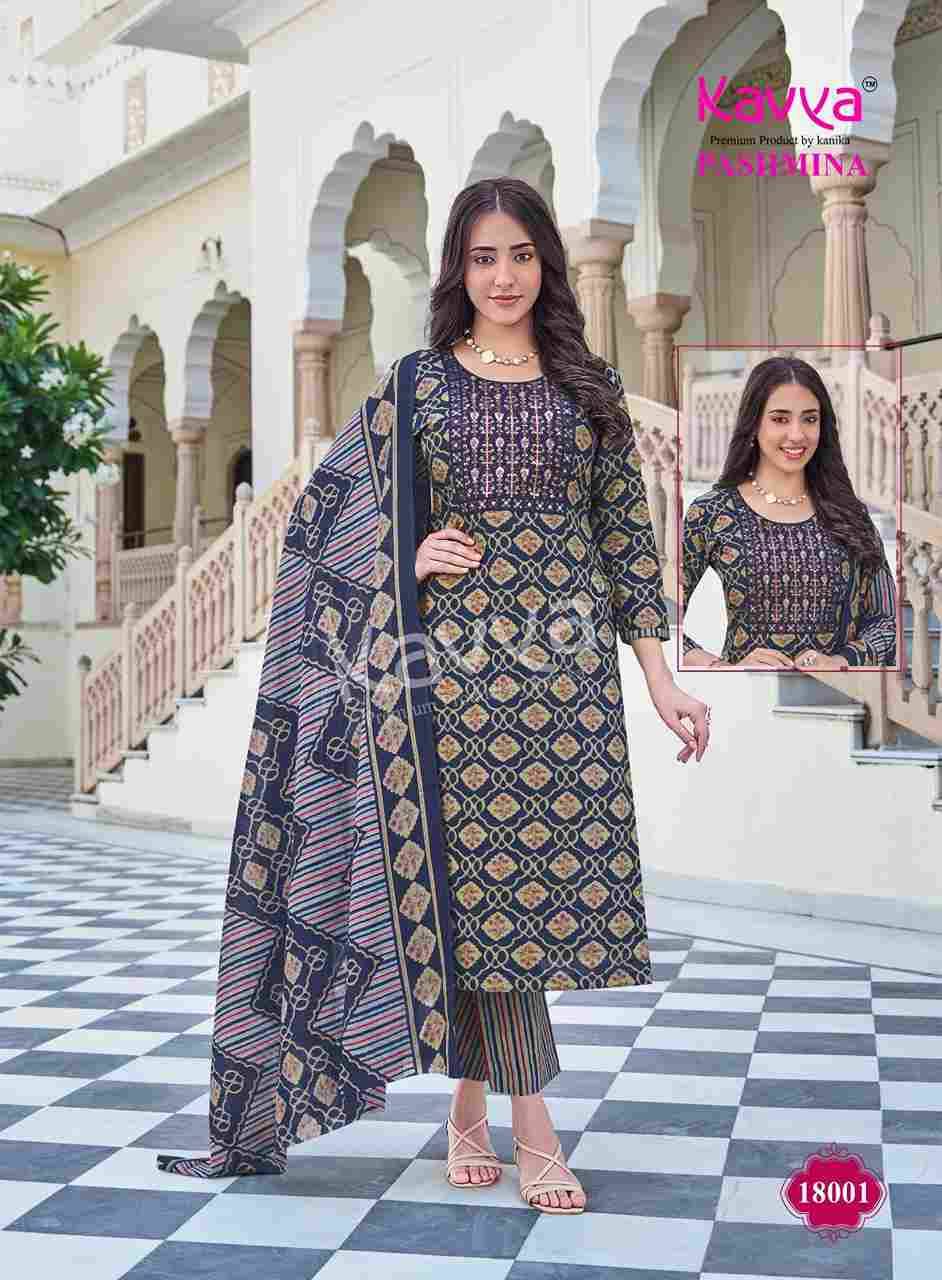 Pashmina Vol-18 By Kavya 18001 To 18010 Series Beautiful Stylish Festive Suits Fancy Colorful Casual Wear & Ethnic Wear & Ready To Wear Cotton Print Dresses At Wholesale Price