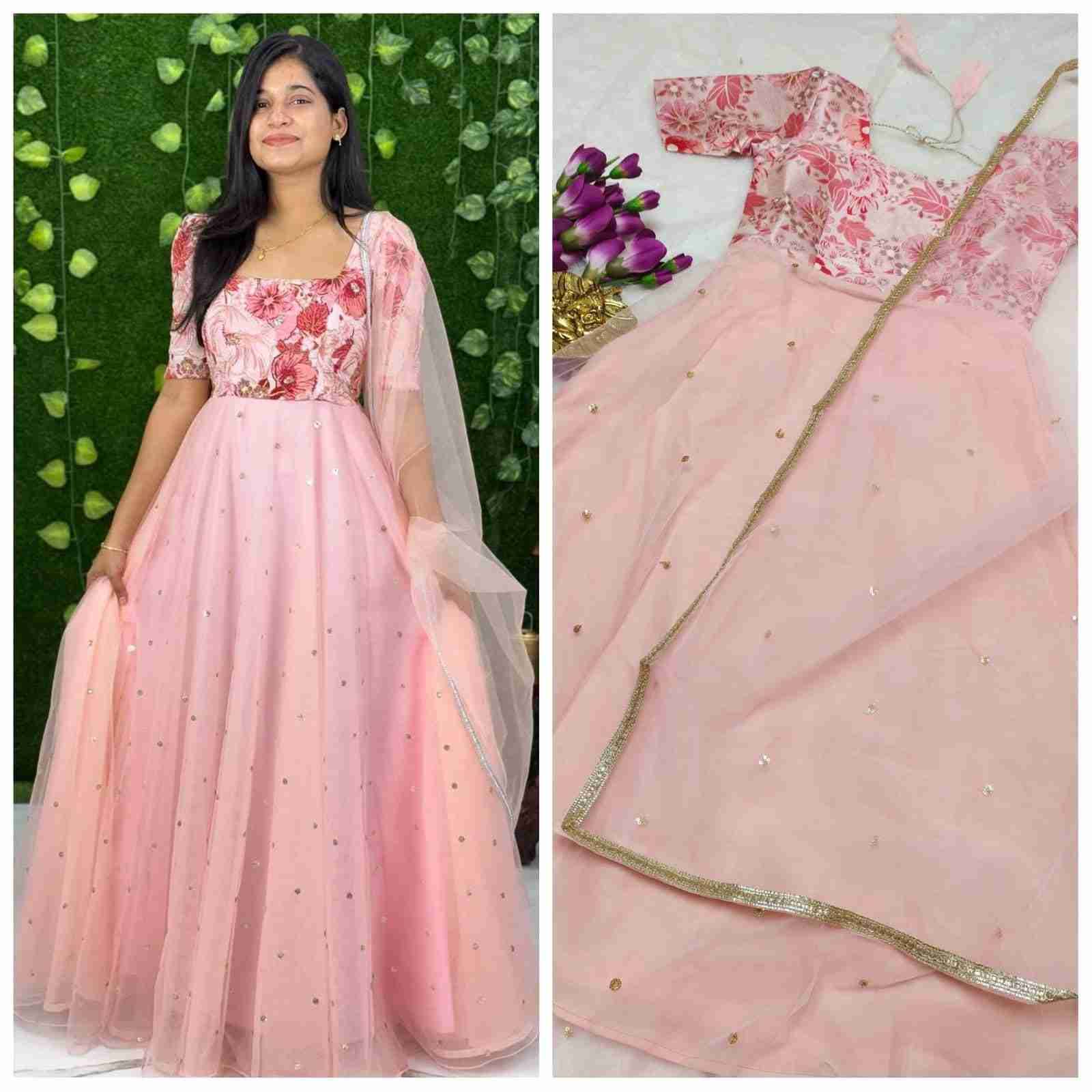 Pv-Gown Vol-13 By Fashid Wholesale 01 To 04 Series Designer Beautiful Collection Occasional Wear & Party Wear Pure Mono Silk Gowns At Wholesale Price