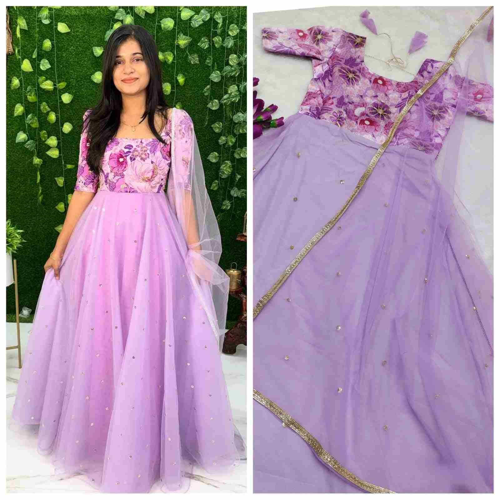 Pv-Gown Vol-13 By Fashid Wholesale 01 To 04 Series Designer Beautiful Collection Occasional Wear & Party Wear Pure Mono Silk Gowns At Wholesale Price