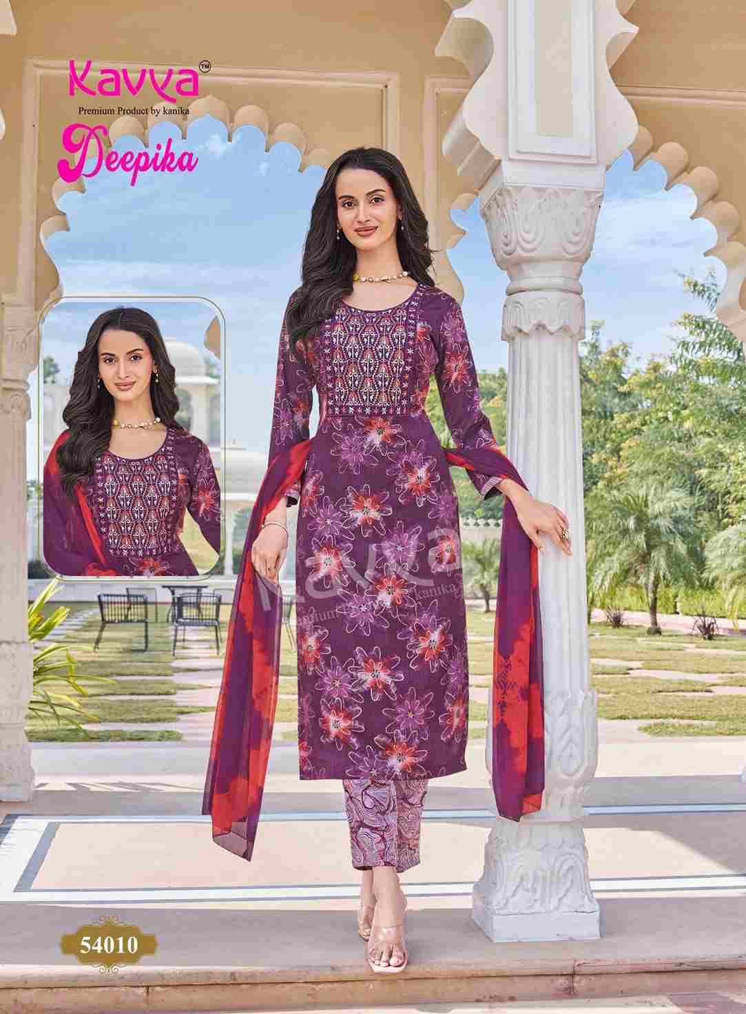 Deepika Vol-54 By Kavya 54001 To 54010 Series Beautiful Stylish Festive Suits Fancy Colorful Casual Wear & Ethnic Wear & Ready To Wear Fancy Dresses At Wholesale Price