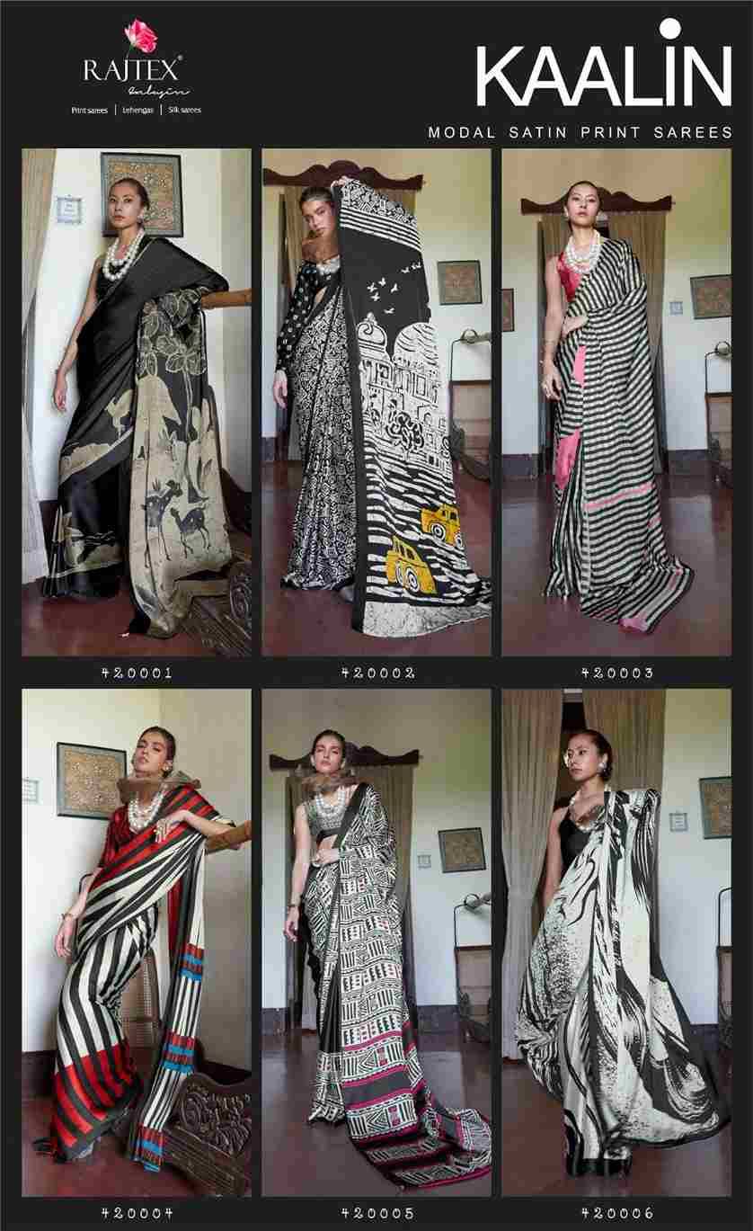 Kaalin By Rajtex 271001 To 271008 Series Indian Traditional Wear Collection Beautiful Stylish Fancy Colorful Party Wear & Occasional Wear Modal Satin Sarees At Wholesale Price
