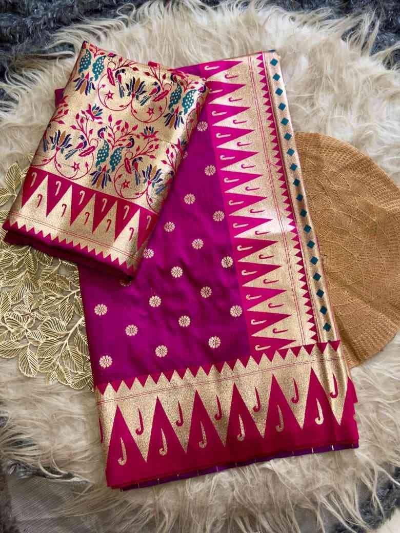 Vv-68 By Fashid Wholesale 01 To 08 Series Indian Traditional Wear Collection Beautiful Stylish Fancy Colorful Party Wear & Occasional Wear Paithani Silk Sarees At Wholesale Price