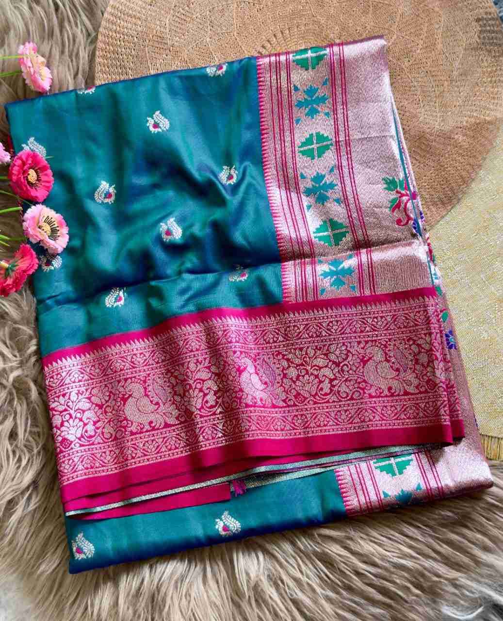 Vv-69 By Fashid Wholesale 01 To 08 Series Indian Traditional Wear Collection Beautiful Stylish Fancy Colorful Party Wear & Occasional Wear Paithani Silk Sarees At Wholesale Price