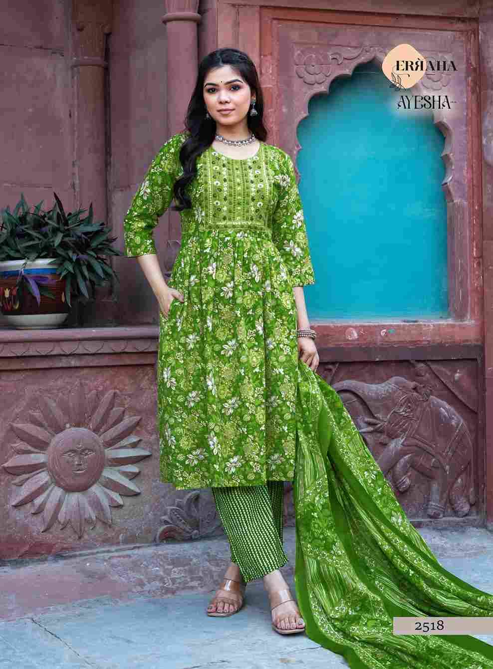 Ayesha Vol-2 By Erraha 2511 To 2518 Series Festive Suits Collection Beautiful Stylish Fancy Colorful Party Wear & Occasional Wear Viscose Cotton Dresses At Wholesale Price