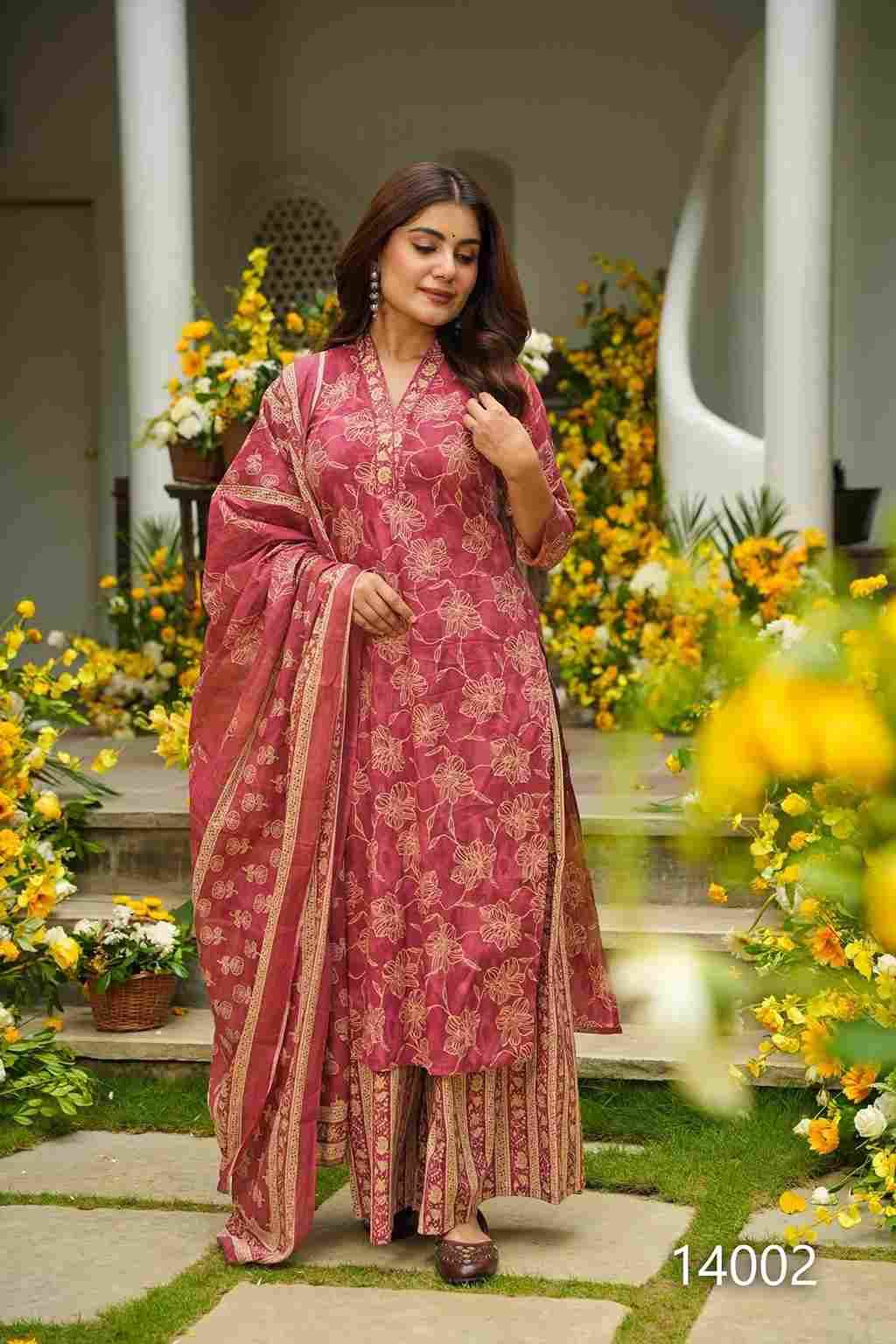 Clora Vol-14 By Fashid Wholesale 14001 To 14007 Series Designer Anarkali Suits Beautiful Fancy Colorful Stylish Party Wear & Occasional Wear Muslin Dresses At Wholesale Price