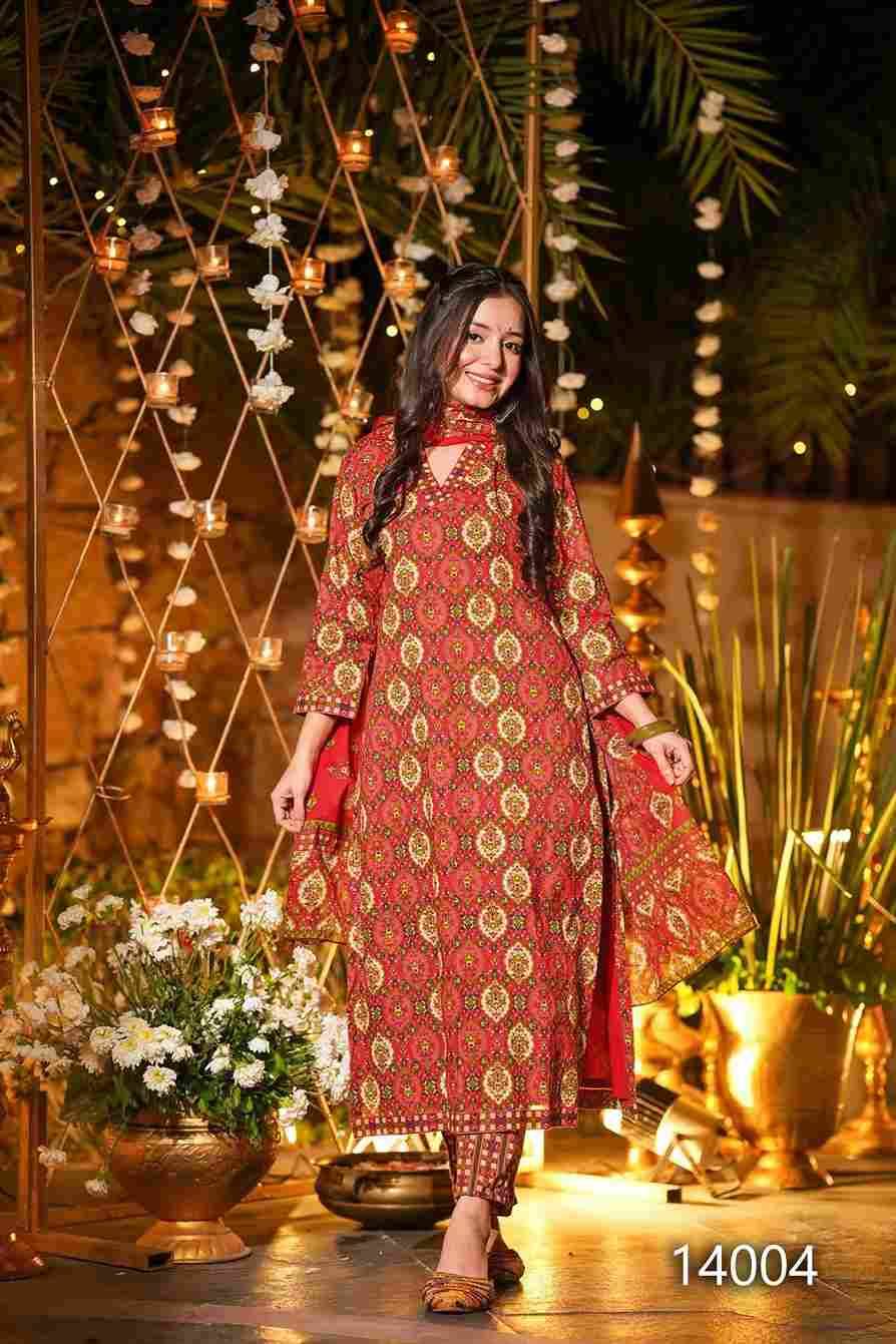 Clora Vol-14 By Fashid Wholesale 14001 To 14007 Series Designer Anarkali Suits Beautiful Fancy Colorful Stylish Party Wear & Occasional Wear Muslin Dresses At Wholesale Price