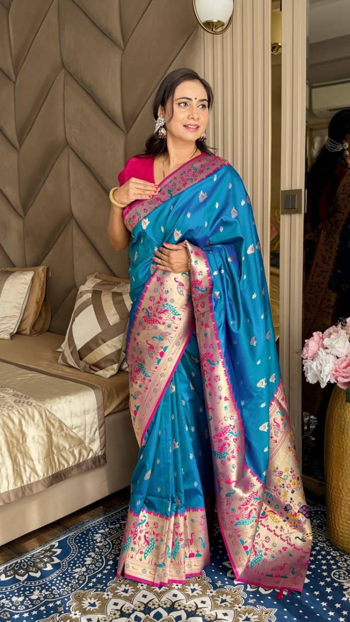 Vv-70 By Fashid Wholesale 01 To 08 Series Indian Traditional Wear Collection Beautiful Stylish Fancy Colorful Party Wear & Occasional Wear Paithani Silk Sarees At Wholesale Price