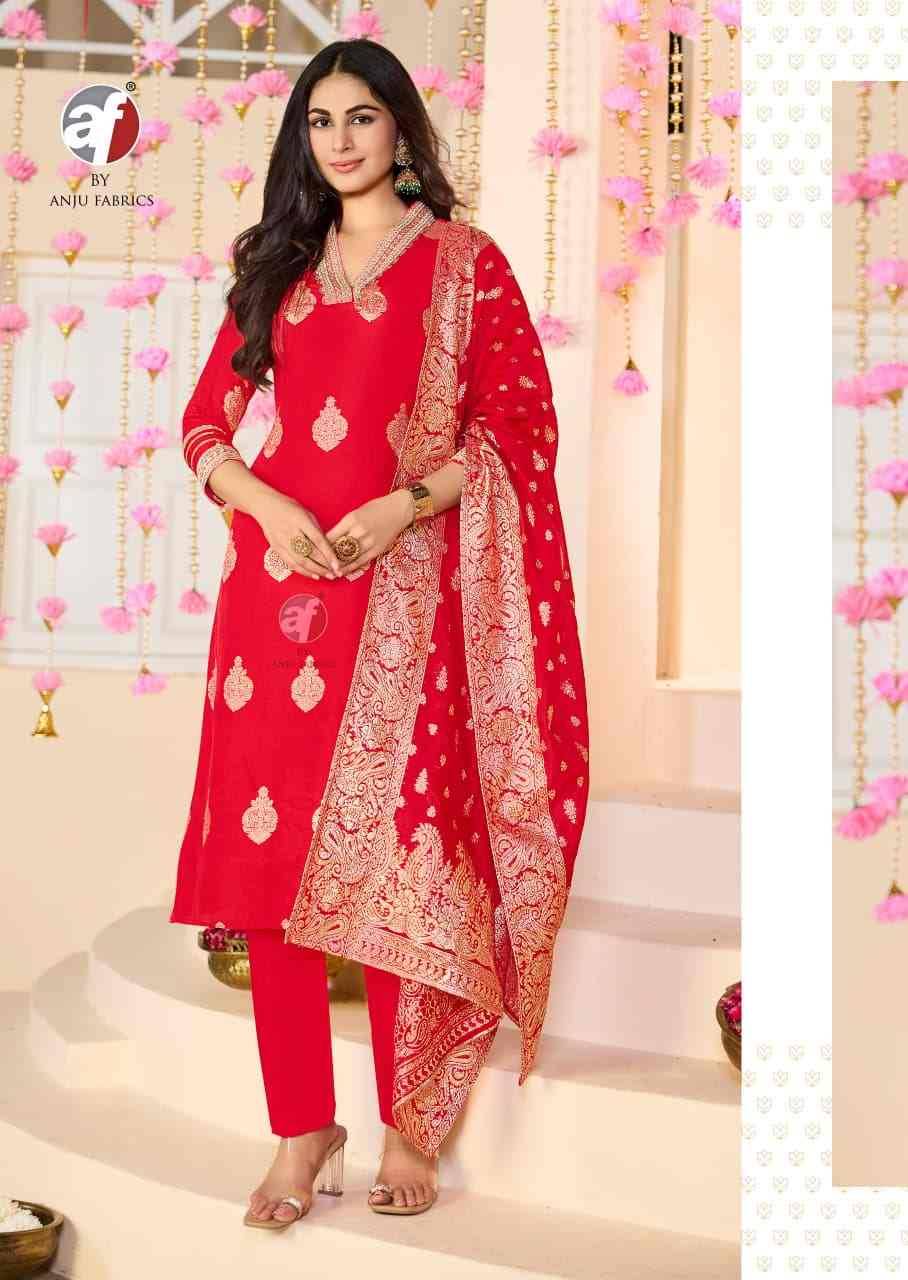 Bandhan Vol-5 By Anju Fabrics 4291 To 4295 Series Beautiful Festive Suits Colorful Stylish Fancy Casual Wear & Ethnic Wear Doal Silk Jacquard Dresses At Wholesale Price