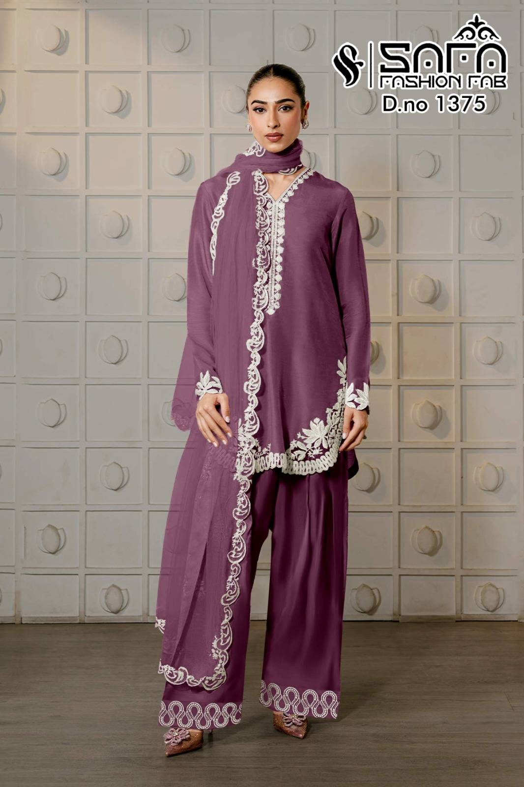 Safa 1375 Colours Vol-2 By Safa Fashion 1375-D To 1375-F Series Designer Stylish Fancy Colorful Beautiful Party Wear & Ethnic Wear Collection Viscose Dresses At Wholesale Price