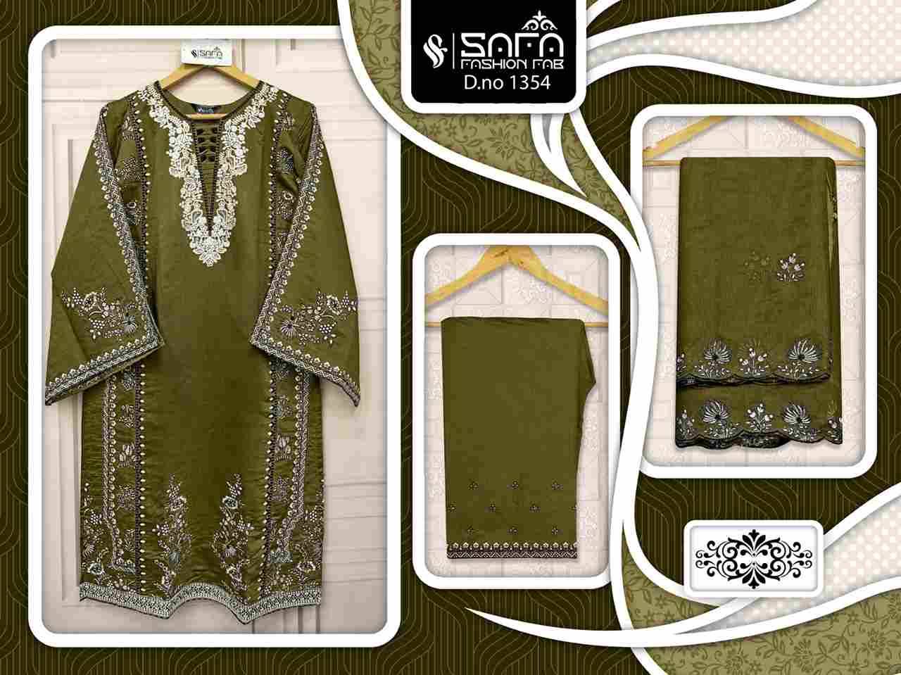 Safa 1354 Colours Vol-2 By Safa Fashion 1354-D To 1354-F Series Designer Stylish Fancy Colorful Beautiful Party Wear & Ethnic Wear Collection Viscose Dresses At Wholesale Price