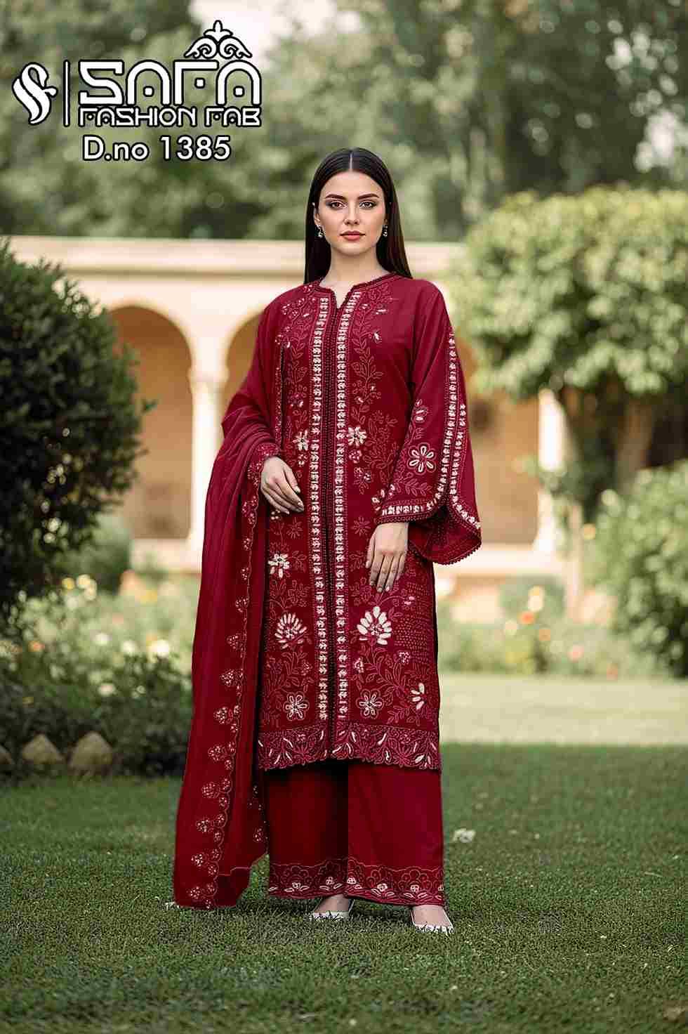 Safa 1385 Colours Vol-2 By Safa Fashion 1385-E To 1385-G Series Designer Stylish Fancy Colorful Beautiful Party Wear & Ethnic Wear Collection Georgette Dresses At Wholesale Price