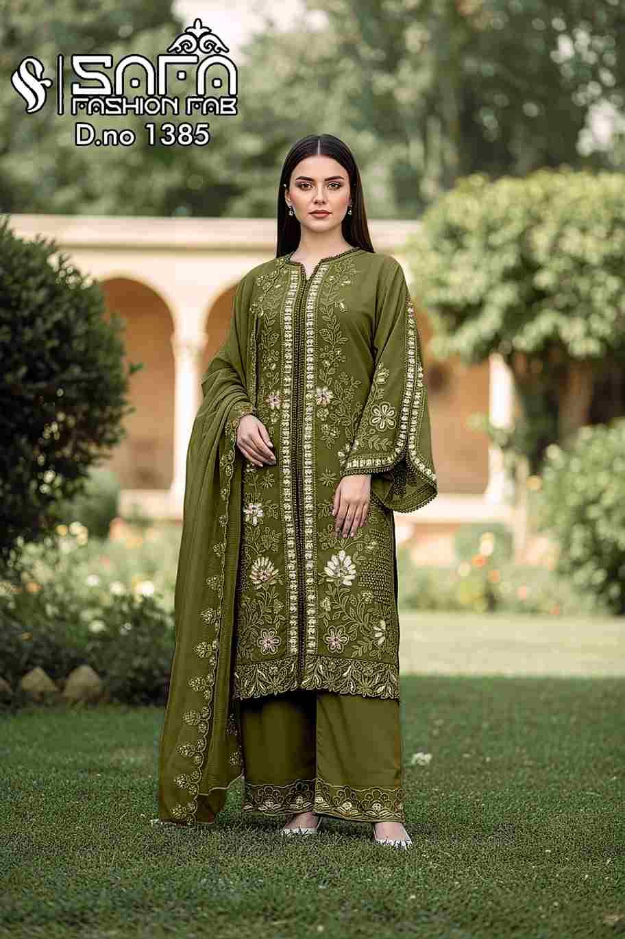 Safa 1385 Colours Vol-2 By Safa Fashion 1385-E To 1385-G Series Designer Stylish Fancy Colorful Beautiful Party Wear & Ethnic Wear Collection Georgette Dresses At Wholesale Price