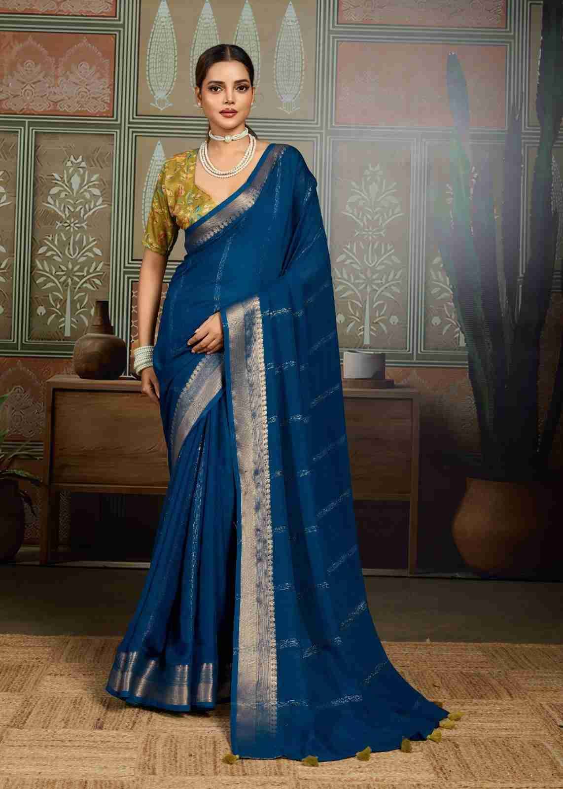 Arnika By Sr 1001 To 1010 Series Indian Traditional Wear Collection Beautiful Stylish Fancy Colorful Party Wear & Occasional Wear Pure Bamber Silk Sarees At Wholesale Price