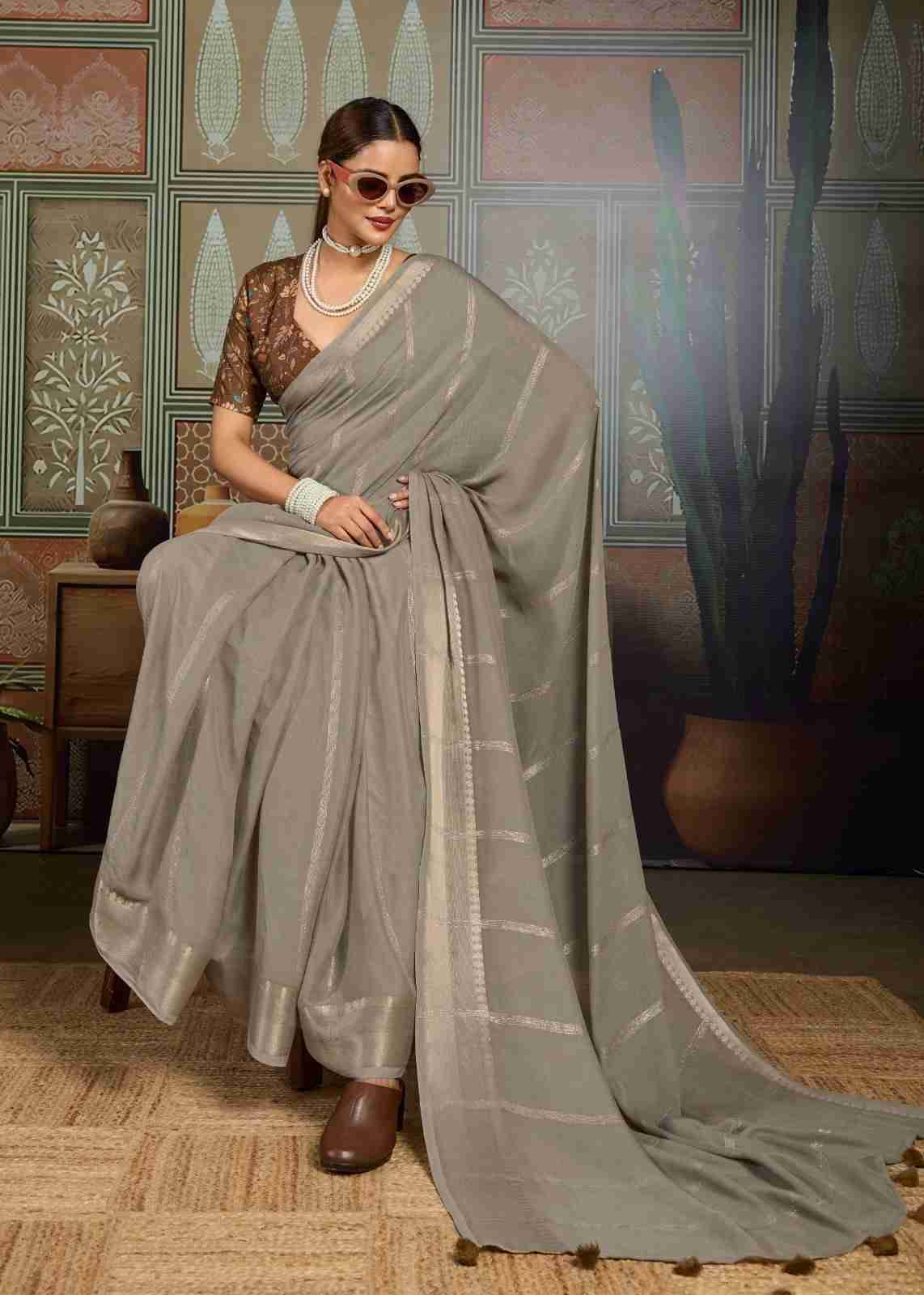 Arnika By Sr 1001 To 1010 Series Indian Traditional Wear Collection Beautiful Stylish Fancy Colorful Party Wear & Occasional Wear Pure Bamber Silk Sarees At Wholesale Price