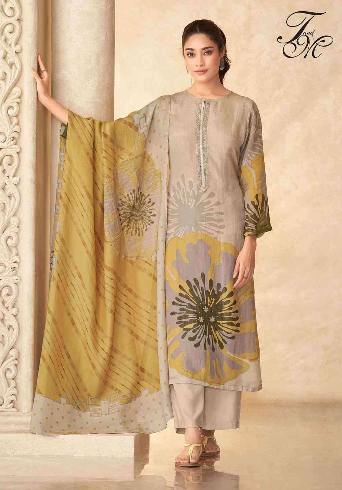 Laveena By T And M Designer Studio Beautiful Festive Suits Colorful Stylish Fancy Casual Wear & Ethnic Wear Tissue Dresses At Wholesale Price