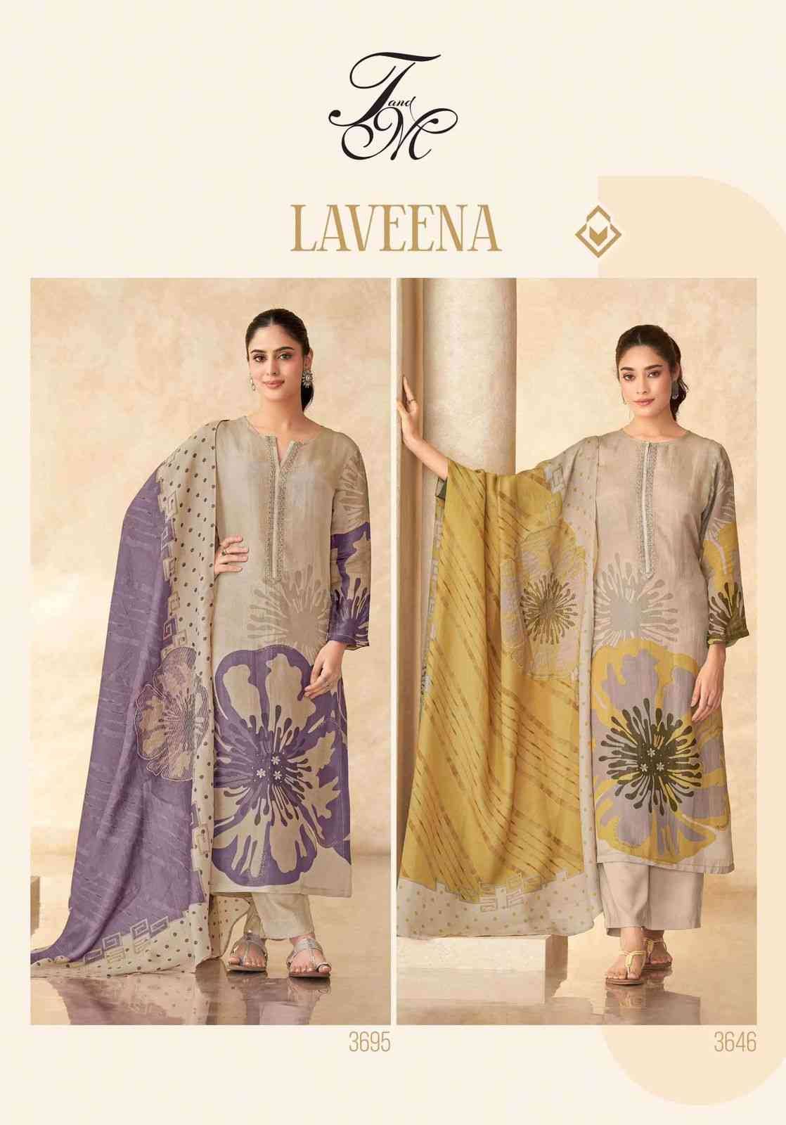 Laveena By T And M Designer Studio Beautiful Festive Suits Colorful Stylish Fancy Casual Wear & Ethnic Wear Tissue Dresses At Wholesale Price