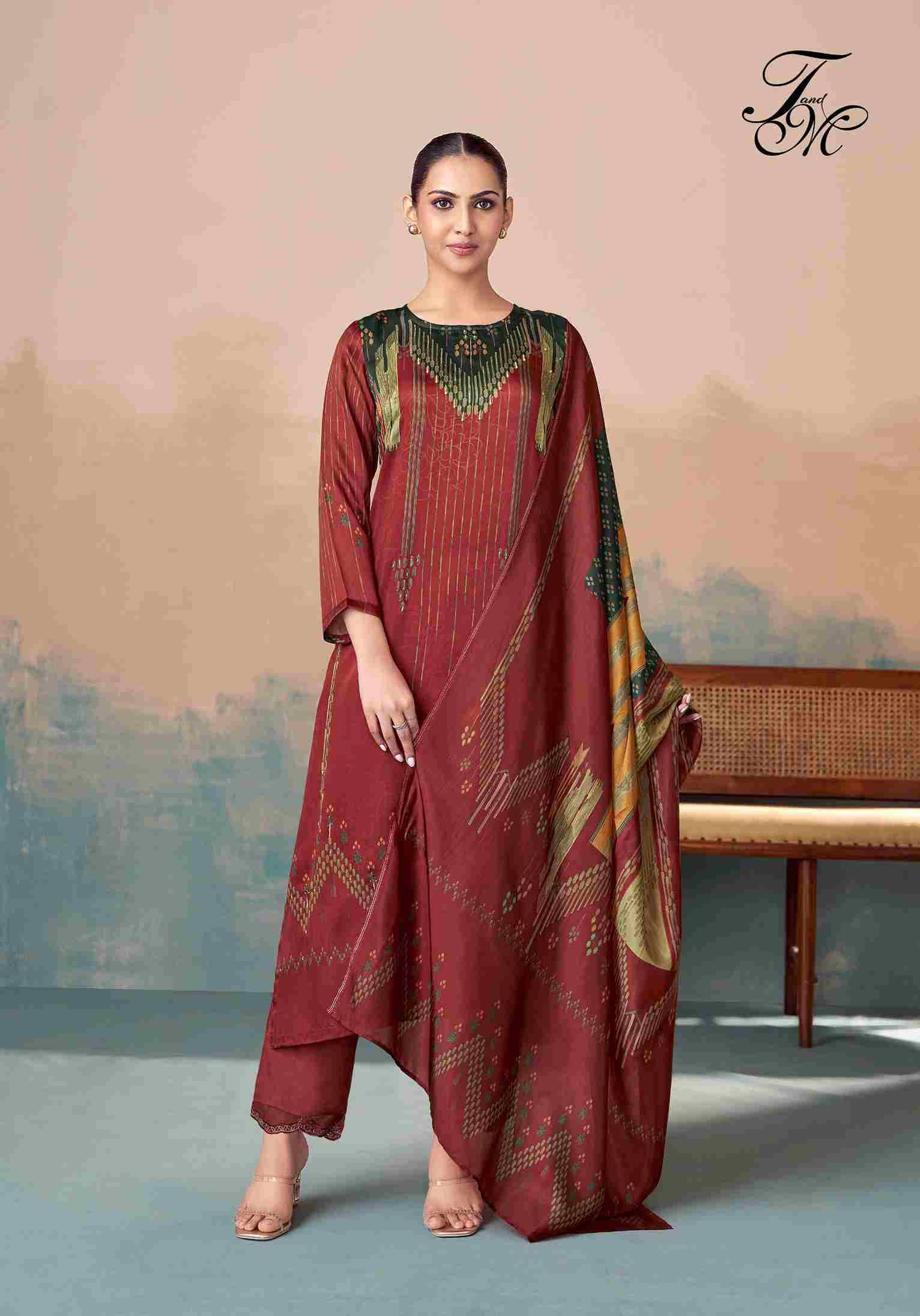 Liyana By T And M Designer Studio Beautiful Festive Suits Colorful Stylish Fancy Casual Wear & Ethnic Wear Bemberg Satin Silk Dresses At Wholesale Price