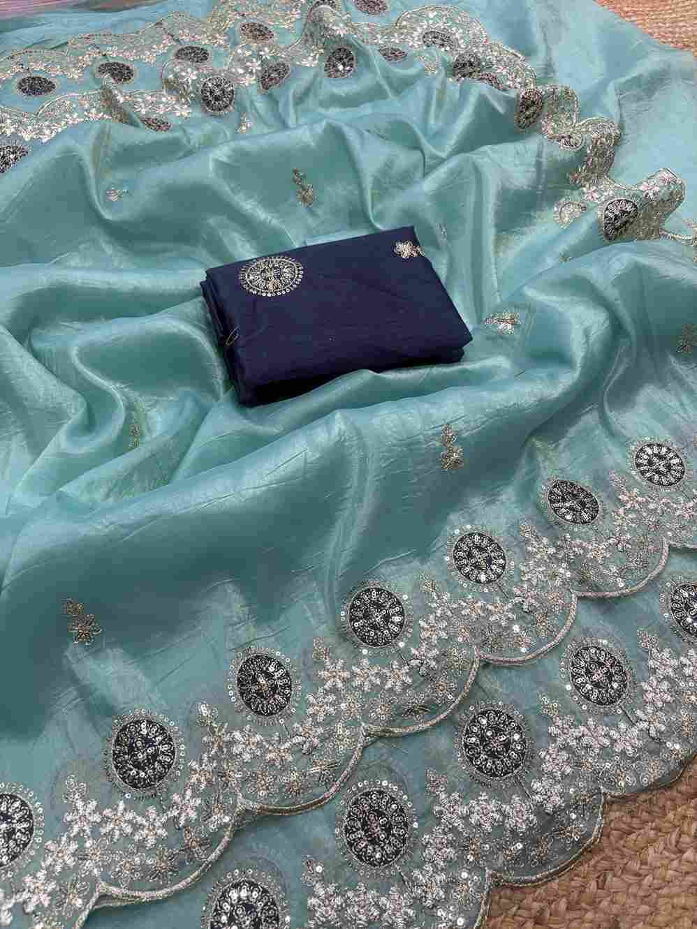 Vs-Nagma By Fashid Wholesale 01 To 05 Series Indian Traditional Wear Collection Beautiful Stylish Fancy Colorful Party Wear & Occasional Wear Gold Crush Sarees At Wholesale Price