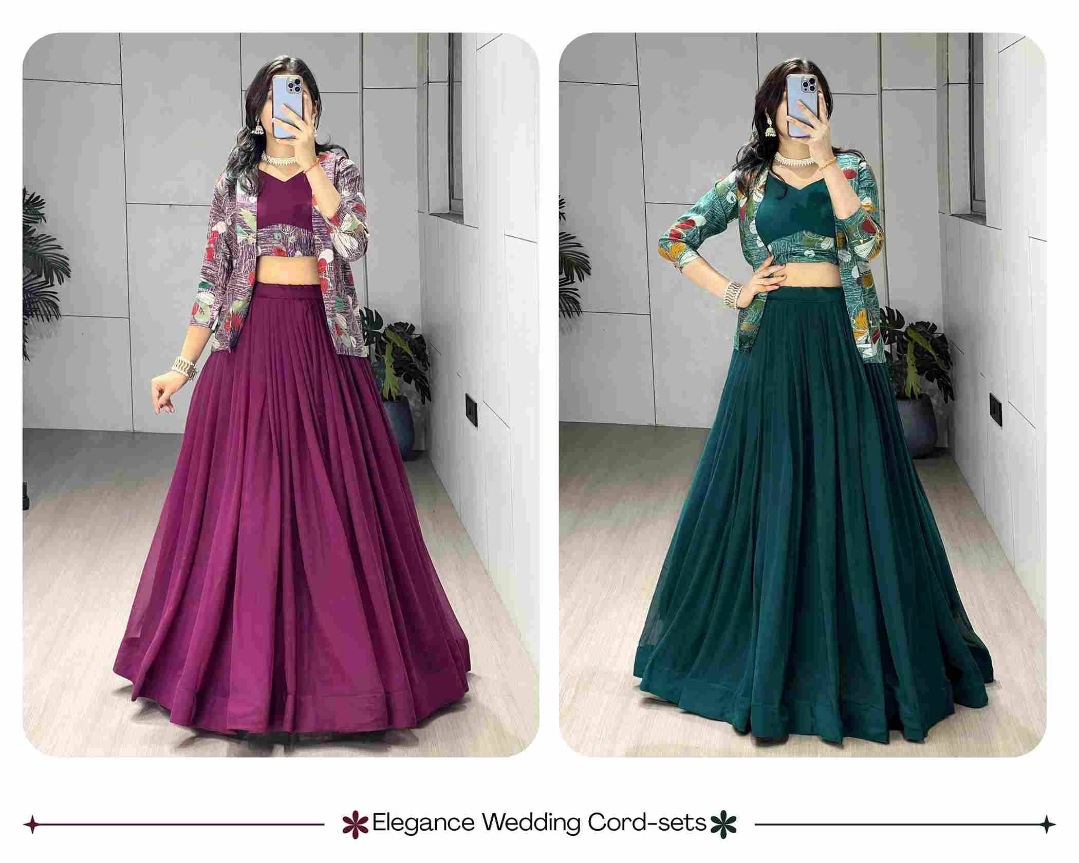 Gr-8231 By Fashid Wholesale 01 To 02 Series Navratri Wear Collection Beautiful Stylish Colorful Fancy Party Wear & Occasional Wear Heavy Georgette Lehengas At Wholesale Price