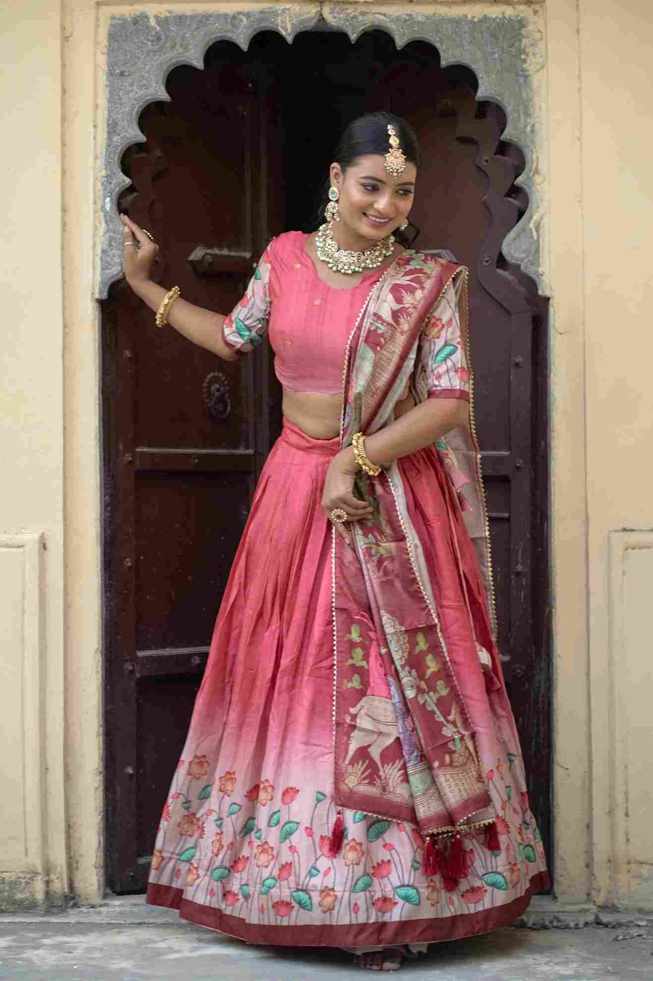 Gr-9022 By Fashid Wholesale Designer Beautiful Navratri Collection Occasional Wear & Party Wear Pure Manipuri Silk Lehengas At Wholesale Price
