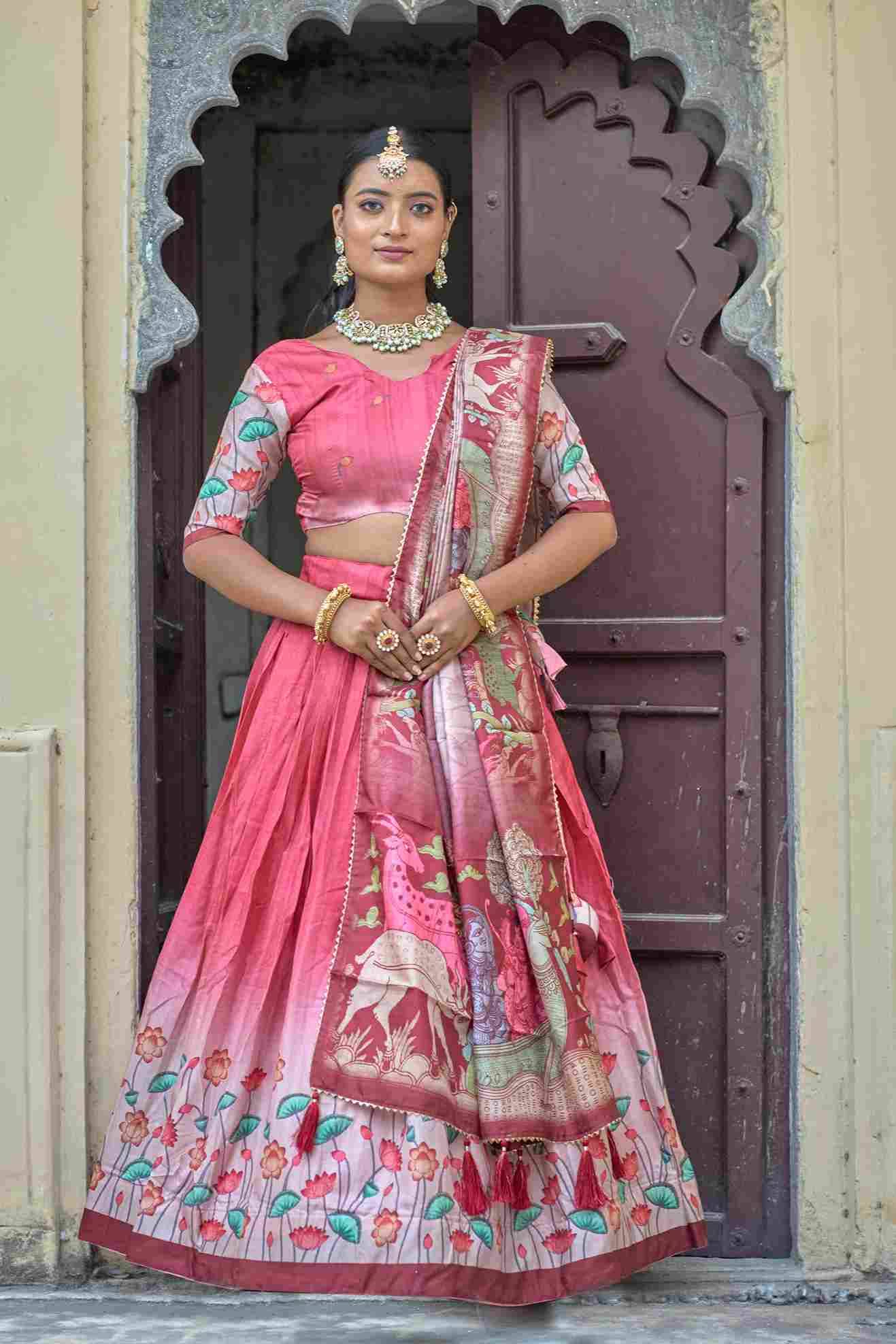 Gr-9022 By Fashid Wholesale Designer Beautiful Navratri Collection Occasional Wear & Party Wear Pure Manipuri Silk Lehengas At Wholesale Price