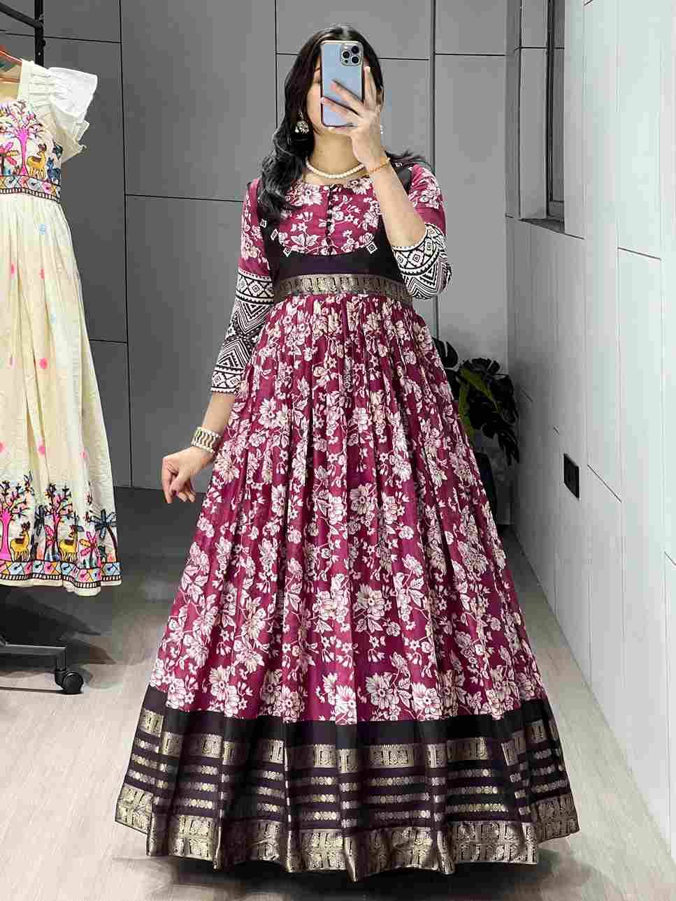 Gr-8232 By Fashid Wholesale 01 To 02 Series Designer Stylish Fancy Colorful Beautiful Party Wear & Ethnic Wear Collection Soft Silk Gowns At Wholesale Price