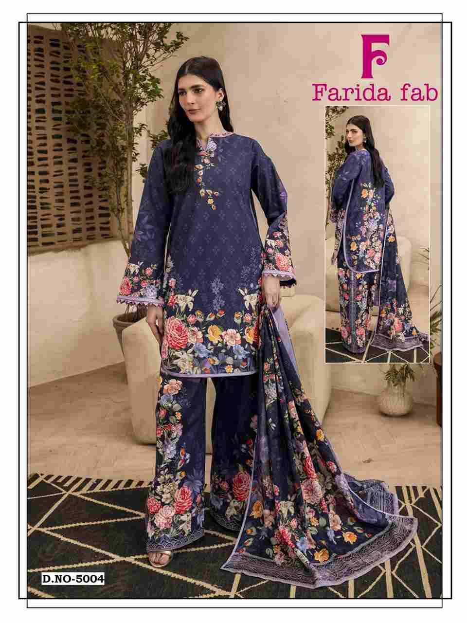 Ramsha Vol-5 By Farida Fab 5001 To 5006 Series Beautiful Pakistani Suits Colorful Stylish Fancy Casual Wear & Ethnic Wear Pure Cotton Print Dresses At Wholesale Price