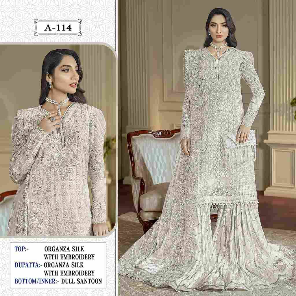 Iznik 114 Colours By Iznik Fab 114-A To 114-B Series Designer Pakistani Suits Beautiful Stylish Fancy Colorful Party Wear & Occasional Wear Organza Silk With Embroidery Dresses At Wholesale Price