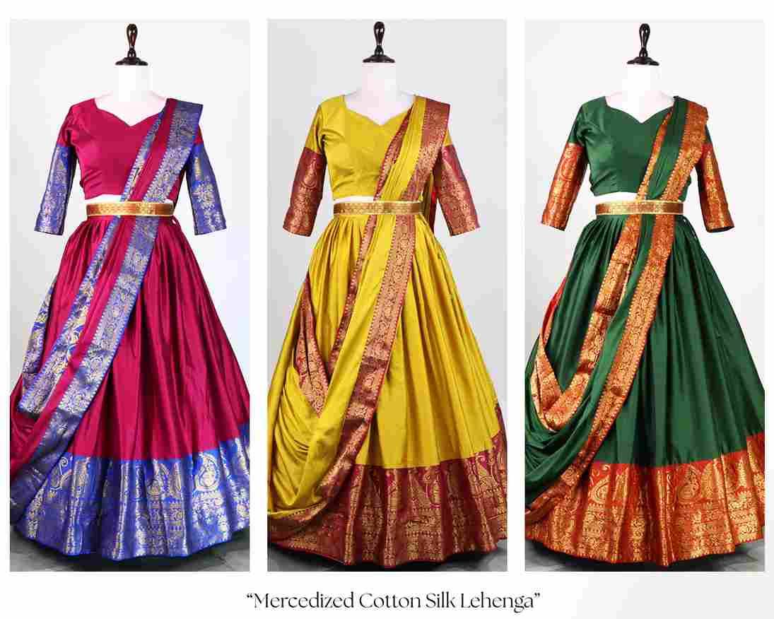 Gr-7091 By Fashid Wholesale 01 To 03 Series Navratri Wear Collection Beautiful Stylish Colorful Fancy Party Wear & Occasional Wear Mercerized Cotton Lehengas At Wholesale Price