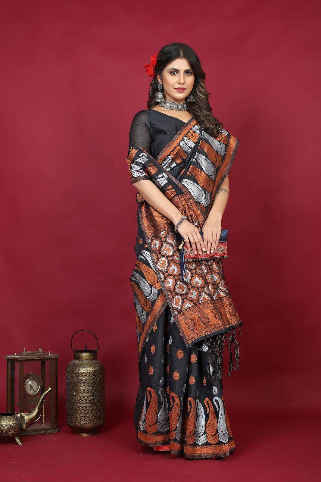 Albella By Fashid Wholesale 01 To 05 Series Indian Traditional Wear Collection Beautiful Stylish Fancy Colorful Party Wear & Occasional Wear Pure Linen Silk Sarees At Wholesale Price