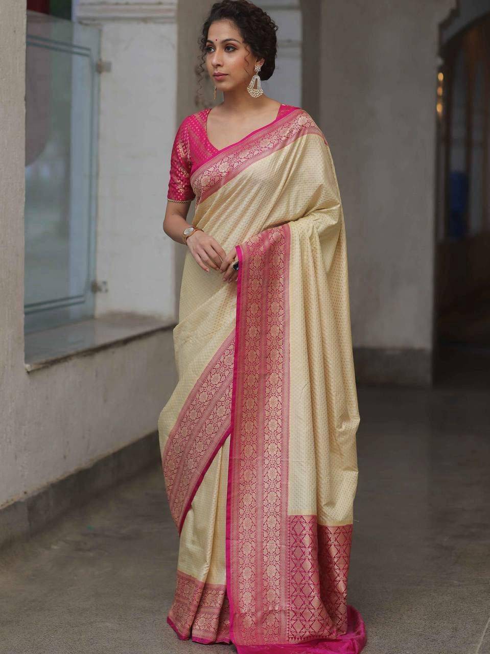Lc-849 By Fashid Wholesale Indian Traditional Wear Collection Beautiful Stylish Fancy Colorful Party Wear & Occasional Wear Lichi Silk Sarees At Wholesale Price