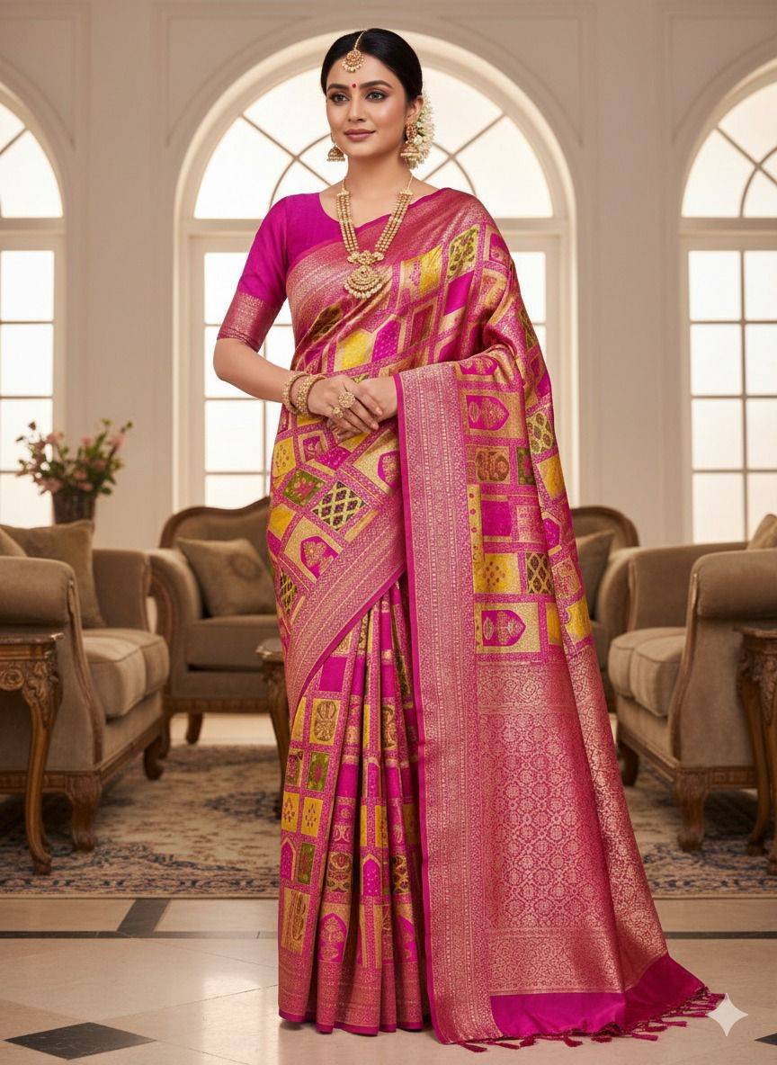 Lc-940 By Fashid Wholesale 01 To 04 Series Indian Traditional Wear Collection Beautiful Stylish Fancy Colorful Party Wear & Occasional Wear Lichi Silk Sarees At Wholesale Price