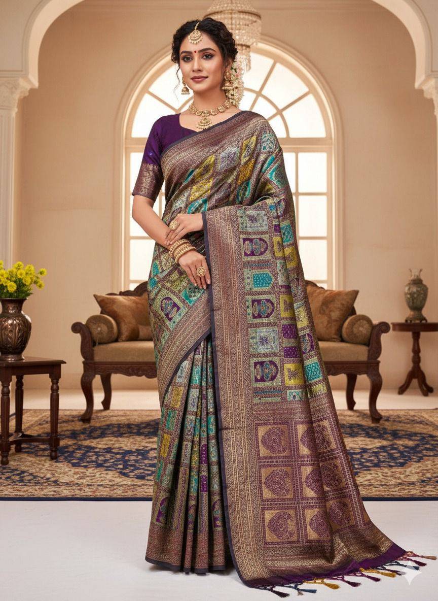Lc-940 By Fashid Wholesale 01 To 04 Series Indian Traditional Wear Collection Beautiful Stylish Fancy Colorful Party Wear & Occasional Wear Lichi Silk Sarees At Wholesale Price