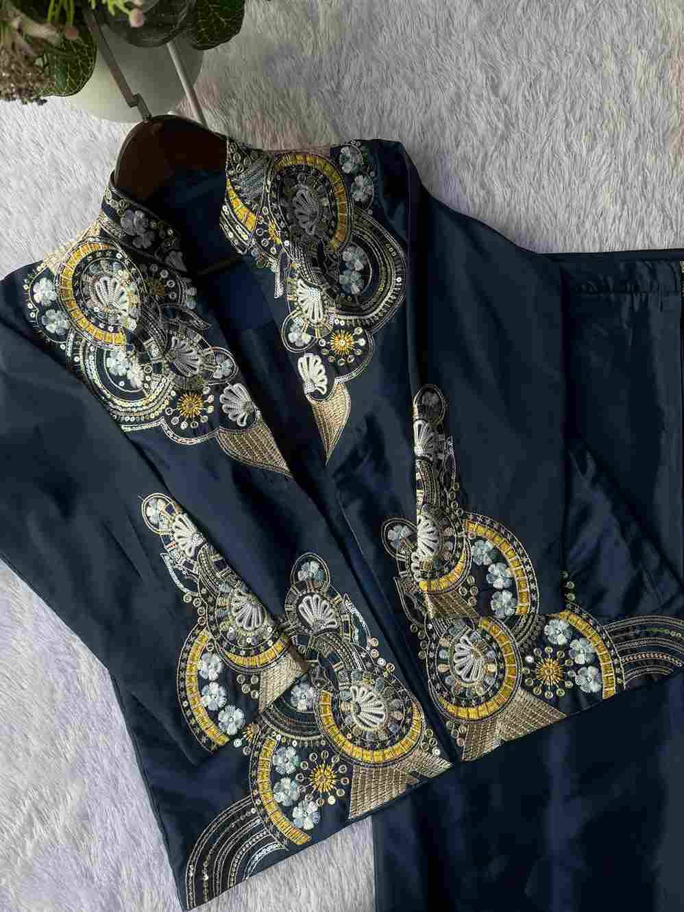 Be-433 By Fashid Wholesale Designer Festive Suits Beautiful Fancy Stylish Colorful Party Wear & Occasional Wear French Crepe Embroidered Lehenga Sarees At Wholesale Price