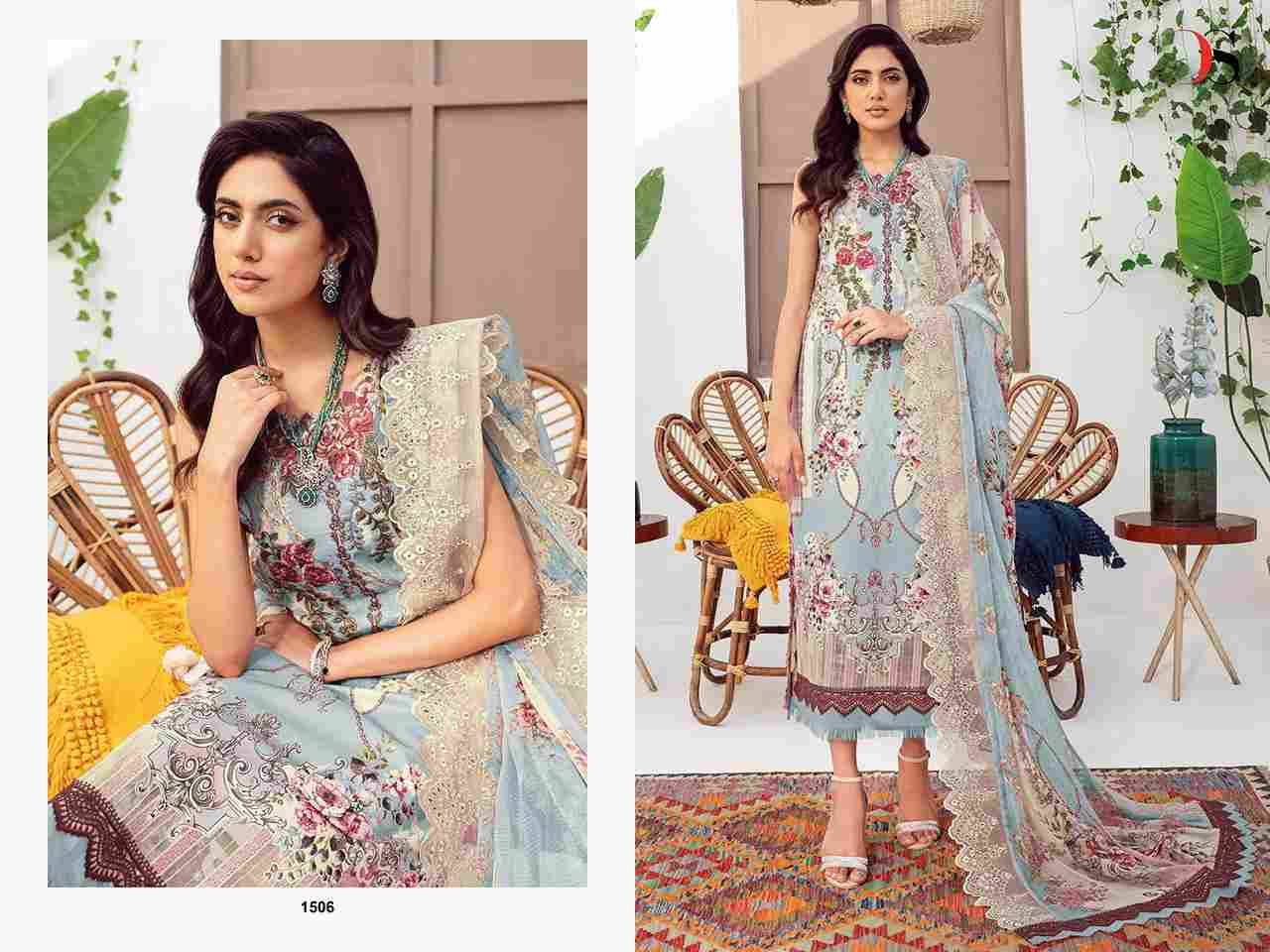 Jade Needle Wonder-2025 Vol-4 By Deepsy Suits 1501 To 1508 Series Pakistani Stylish Beautiful Colourful Printed & Embroidered Party Wear & Occasional Wear Pure Cotton Dresses At Wholesale Price