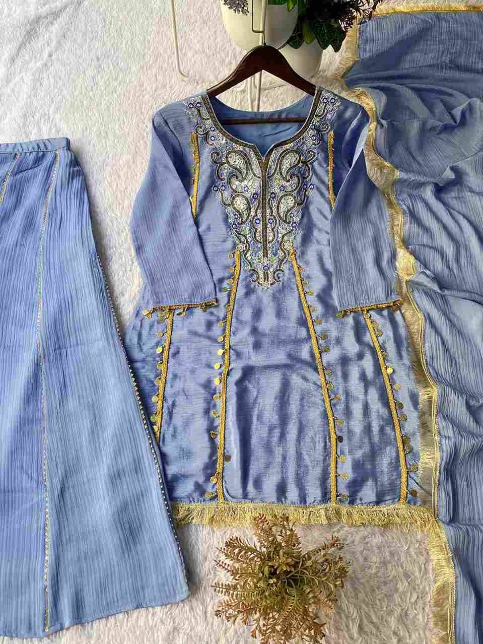 Be-428 By Fashid Wholesale 01 To 02 Series Designer Beautiful Fancy Stylish Colorful Party Wear & Occasional Wear Chinnon Dresses At Wholesale Price