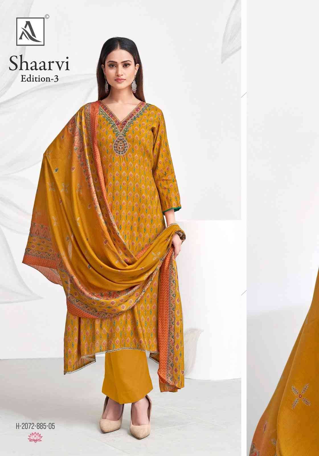 Shaarvi Vol-3 By Alok Suit 2072-885-01 To 2072-885-06 Series Beautiful Festive Suits Colorful Stylish Fancy Casual Wear & Ethnic Wear Pure Modal Dresses At Wholesale Price