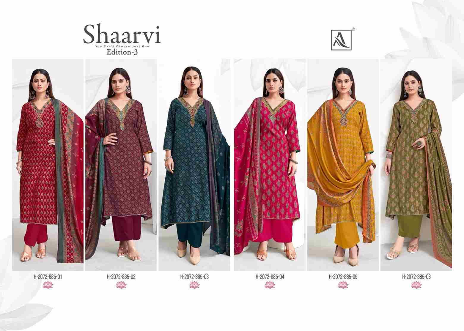 Shaarvi Vol-3 By Alok Suit 2072-885-01 To 2072-885-06 Series Beautiful Festive Suits Colorful Stylish Fancy Casual Wear & Ethnic Wear Pure Modal Dresses At Wholesale Price